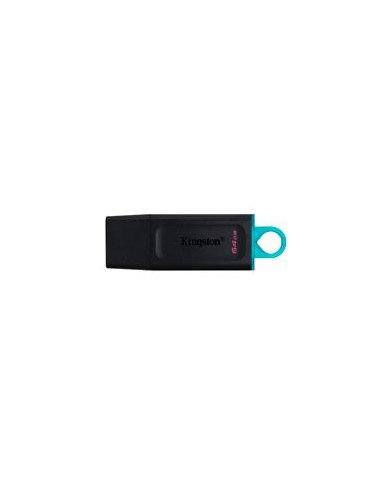 MEMORIA FLASH USB KINGSTON DATA TRAVELER EXODIA 64GB GEN 1 32 TIPO A NEGRO C ANILLO AZUL OCEAN DTX 64GB