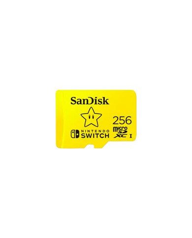 MEMORIA SANDISK MICRO SDXC 256GB NINTENDO SWITCH 100MB S 4K U3 V30 SDSQXAO 256G GNCZN