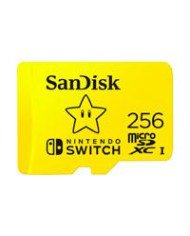 MEMORIA SANDISK MICRO SDXC 256GB NINTENDO SWITCH 100MB S 4K U3 V30 SDSQXAO 256G GNCZN