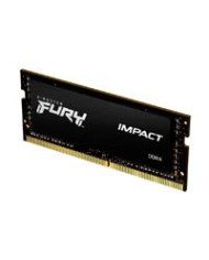 MEMORIA RAM KINGSTON SODIMM DDR4 16GB 3200MT S FURY IMPACT BLACK CL20 260PIN 12V C DIFUSOR DE CALOR P LAPTOP KF432S20IB 16