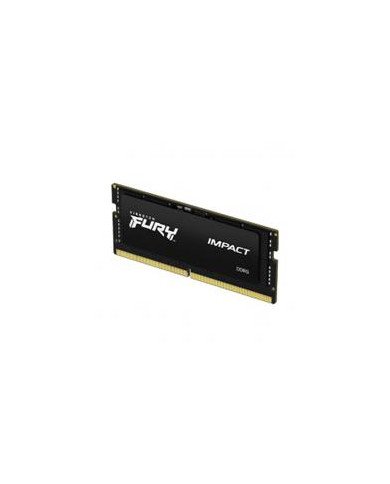 MEMORIA RAM KINGSTON SODIMM DDR5 32GB 4800MT S FURY IMPACT BLACK CL38 262PIN 11V C DIFUSOR DE CALOR P LAPTOP KF548S38IB 32