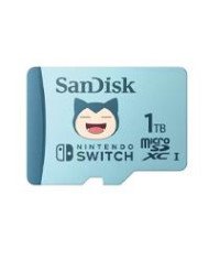 MEMORIA SANDISK MICRO SDXC 1TB NINTENDO SWITCH POKEMON SNORLAX 100MB S 4K U3 V30 SDSQXAO 1T00 GN6ZK
