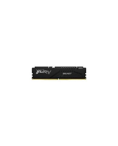MEMORIA RAM KINGSTON DIMM DDR5 16GB 6000MT S FURY BEAST BLACK EXPO CL36 288PIN 125V C DISIPADOR DE CALOR P PC GAMER ALTO RENDIM