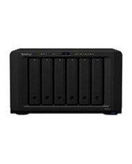 NAS SYNOLOGY DS1621 6 BAHIAS AMPLIABLES HASTA 16 NUCLEO CUADRUPLE 22GHZ 4GB DDR4 AMPLIABLES A 32GB LAN GIGABIT X4 USB 30 X3 HOT