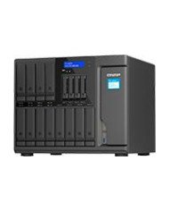 NAS QNAP TS 1655 8G 16 BAHIAS 12 SATA DE 35 4 SATA DE 25 OCHO NUCLEOS 28GHZ 8GB DDR4 HASTA 128GB 2 PTO 25 GBE USB 32 X4 HOTSWAP