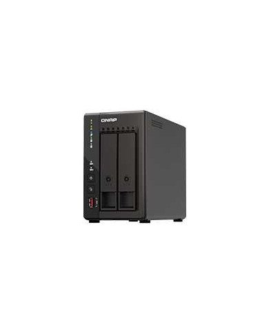 NAS QNAP TS 253E 8G 2 BAHIAS TORRE INTEL CELERON 4NUCLEOS 26GHZ 8GB RAM DDR4 LAN 25GBE2 WAKE ON LAN HDMI2 USB 322 USB 20 2 SOPO