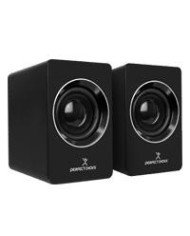 BOCINAS PARA COMPUTADORA SONIDO ESTEREO 20 CONECTOR USB Y 35MM CONTROL DE VOLUMEN PERFECT CHOICE MOSSO NEGRO