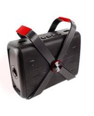 BOCINA INALAMBRICA BLUETOOTH PORTATIL RECARGABLE 12W FUNCION TWS PERFECT CHOICE X PLOTION NEGRO