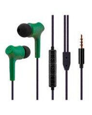 AUDIFONOS MANOS LIBRES HUNE HAYA SUSTENTABLE TRENZADO CON MICROFONO JACK 35 BOSQUE