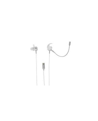 AUDIFONOS TIPO C CON MICROFONO DESMONTABLE PERFECT CHOICE BLANCO