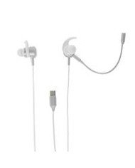 AUDIFONOS TIPO C CON MICROFONO DESMONTABLE PERFECT CHOICE BLANCO