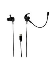 AUDIFONOS TIPO C CON MICROFONO DESMONTABLE PERFECT CHOICE NEGRO