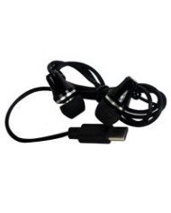 AUDIFONOS ALAMBRICOS CONECTOR TIPO C PERFECT CHOICE GLISSANDO NEGRO