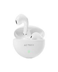 AUDIFONOS ACTECK SENSE EP230 INALAMBRICOS BLUETOOTH CONTROL TACTIL PROTECCION IPX4 CONTRA SALPICADURAS BLANCO AC 935111