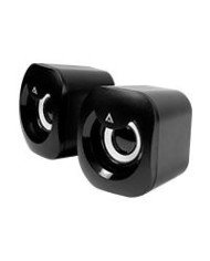 BOCINAS ACTECK ESENCE BASIC AS215 ALAMBRICA USB ILUMINACION LED NEGRO AC 935272