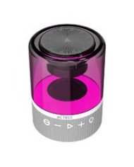 BOCINA ACTECK GLEE PURE AP30 INALAMBRICA BLUETOOTH CONEXION TWS 35 MM SONIDO ESTEREO 5 W ILUMINACION LED BLANCO AC 936439