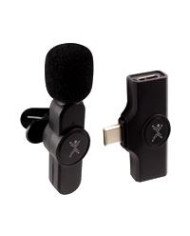 MICROFONO INALAMBRICO PARA STREAMING FIDELITY PERFECT CHOICE NEGRO