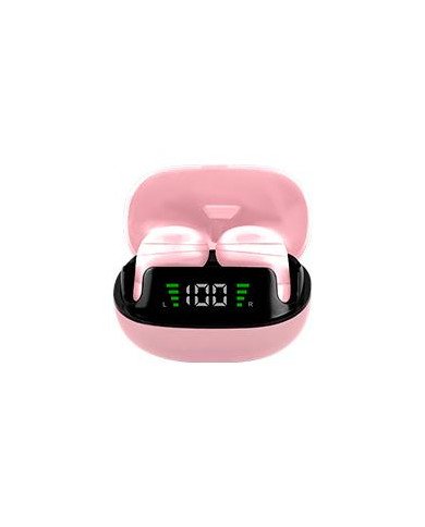 AUDIFONOS MINI INALAMBRICOS BLUETOOTH TWS PERFECT CHOICE TINY BEATZ ROSA