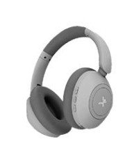 AUDIFONOS ON EAR INALAMBRICOS PLEGABLES MANOS LIBRES CON BT PERFECT CHOICE SOUNDIA GRIS