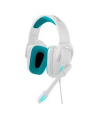 AUDIFONOS DIADEMA GAMER CON MICROFONO ALAMBRICO SONIDO 71 LUZ RGB CONECTOR USB VORTRED BY PERFECT CHOICE NEGRO