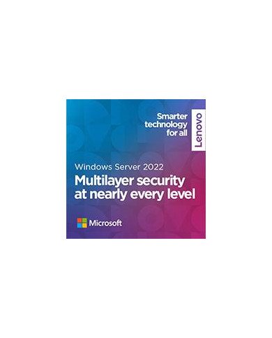 LENOVO CAL PARA 50 USUARIOS MICROSOFT WINDOWS SERVER STD 2022 ROK FISICO