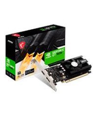 TARJETA DE VIDEO MSI NVIDIA GT 1030 X16 30 GDDR4 4 GB 1X DP 14 HDMI 20B BAJO PERFIL GAMA BASICA