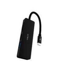 HUB ACTECK GATE 5 DH640 USB C 4 PUERTOS USB A HDMI LECTOR DE MEMORIAS 10 CM NEGRO AC 934633