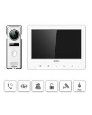 KIT DE VIDEOPORTERO ANALOGICO MONITOR DE 7 PULGADAS CAMARA DE 13 MP FRENTE DE CALLE IP66