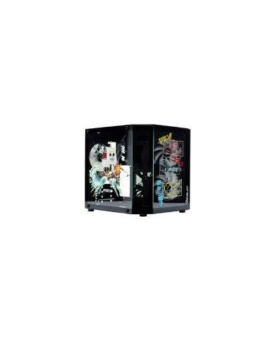 GABINETE OCELOT GAMING BLACK BUCCANEER M ATX ITX PANEL LATERAL Y FRONTAL DE CRISTAL TEMPLADO INCLUYE 3 VENTILADORES RGB ENFRIAM