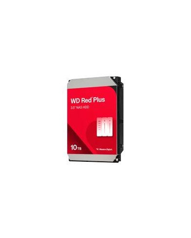 DISCO DURO INTERNO WD RED PLUS 10TB 35 ESCRITORIO SATA3 6GB S 512MB 7200RPM 24X7 HOTPLUG NAS 1 8 BAHIAS WD100EFGX
