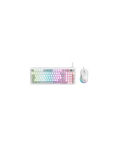 KIT GAMER BALAM RUSH SQUAD CONQUEST KG515 TECLADO MOUSE ALAMBRICO ILUMINACION RGB ANTI GHOSTING MULTIMEDIA 97 TECLAS ESPAAOL WI