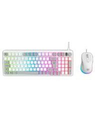 KIT GAMER BALAM RUSH SQUAD CONQUEST KG515 TECLADO MOUSE ALAMBRICO ILUMINACION RGB ANTI GHOSTING MULTIMEDIA 97 TECLAS ESPAAOL WI