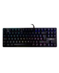 TECLADO MECANICO TKL GAME FACTOR KBG500 BL RGB TENKEYLESS USB NEGRO