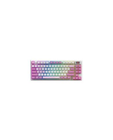 TECLADO INALAMBRICO MSI FORGE GK600 TKL W VIOLET US INALAMBRICO BLUETOOTH USB 20 RGB