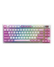 TECLADO INALAMBRICO MSI FORGE GK600 TKL W VIOLET US INALAMBRICO BLUETOOTH USB 20 RGB