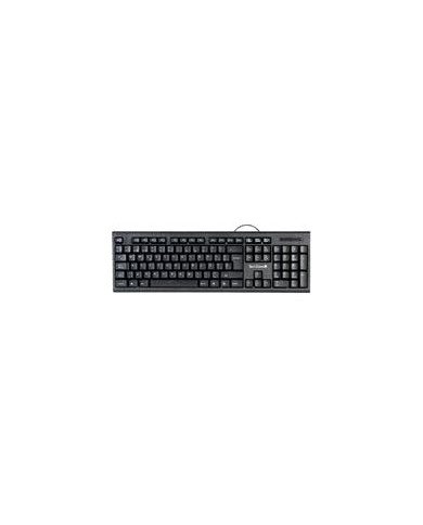 TECLADO TECHZONE TZ16TEC01 ALA ALAMBRICO STANDARD USB ERGONOMICO NEGRO