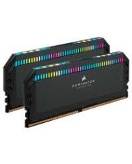 MEMORIA RAM CORSAIR DDR5 DOMINATOR PLATINUM RGB 64GB 2X32GB 6000MT S CL30 INTEL XMP BLACK CMT64GX5M2B6000C30