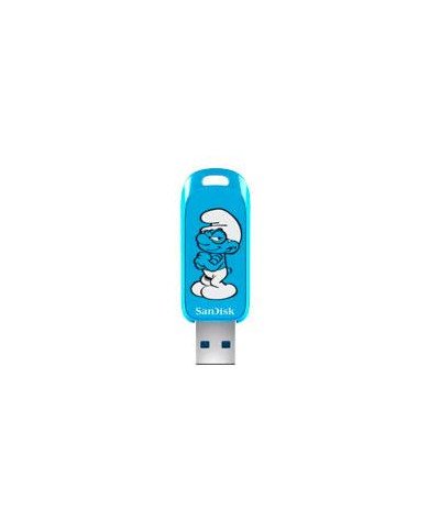 MEMORIA SANDISK 64GB USB 32 SMURFS PITUFO FILOSOFO LECTURA 130MB S SDCZIS 064G G46