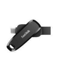 MEMORIA SANDISK 64GB USB 32 GEN1 PHONE DRIVE PARA ANDROID TIPO C TIPO A NEGRO GIRATORIA SDDDC6 064G G46