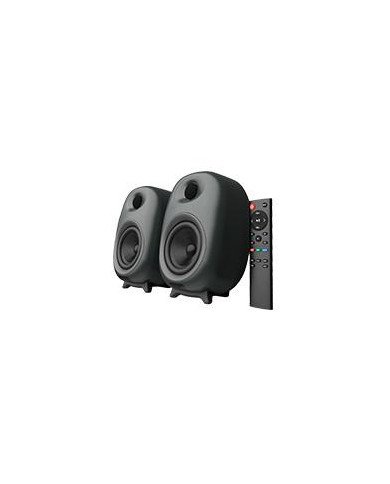 BOCINAS ACTECK DYNAMIC EXACT BS685 INALAMBRICA BLUETOOTH AUX RCA OPTICA HDMI ARC USB CONTROL REMOTO 80W RMS SONIDO ESTEREO NEGR