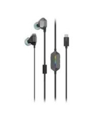 AUDIFONOS LENOVO LEGION E510 71 SURROUND SOUND ALAMBRICOS INTRA AUDITIVOS GAMING USB TIPO C COLOR GRIS