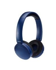 AUDIFONOS BLUETOOTH TIPO DIADEMA ON EAR PANASONIC RB HF630BE A COLOR AZUL FUNCION MANOS LIBRES MICROFONO 72 HORAS BATERIA ULTRA