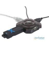 HUB USBMANHATTAN1622724 PTOS NEGRO ECONOMICO