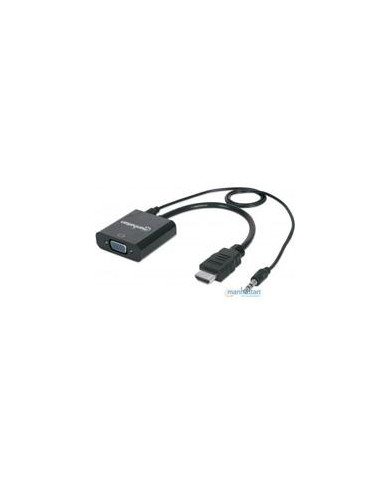 CONVERTIDOR VIDEOMANHATTAN151559 HDMI A SVGAAUDIO BOLSA