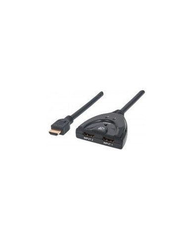 SWITCH MANHATTAN207416HDMI 13 2 ENTRADAS 1 SALIDA