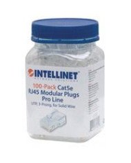 PLUG RJ45INTELLINET790512 CAT 5E UTP SOLIDO PRO 100 PZAS