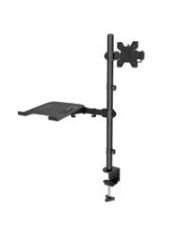 SOPORTE COMBINADOMANHATTAN462136 DE ESCRITORIO PARA LAPTOP Y MONITOR DE 13 A 32