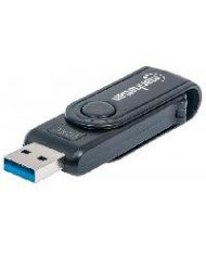 LECTOR TARJETASMANHATTAN101981 USB 30 24 EN 1GRABADOR EXTERNO DE TARJETAS