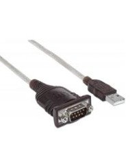 CONVERTIDORMANHATTAN151849 USB A SERIAL DB9M 18M CHIP PL 2303RA