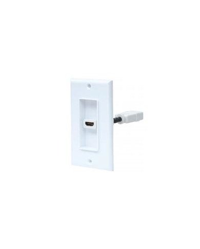 COPLE HDMIMANHATTAN771719 BLANCO CON FACEPLATE 1 PUERTO